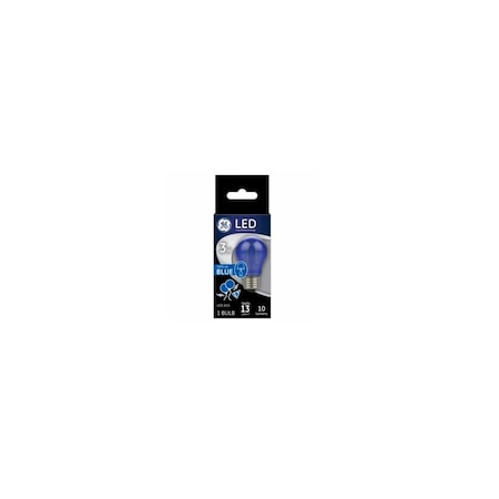Ge 3W A15 Party Bulb, Blue GE572340
